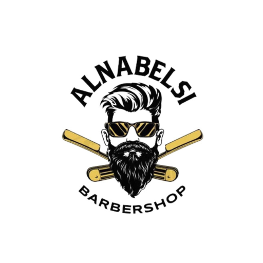 Logo of Al Nabelsi Barbershop included in the testimonials section.